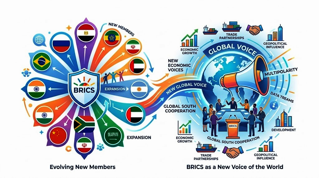 Evolving New Members: BRICS as a New Voice of the World