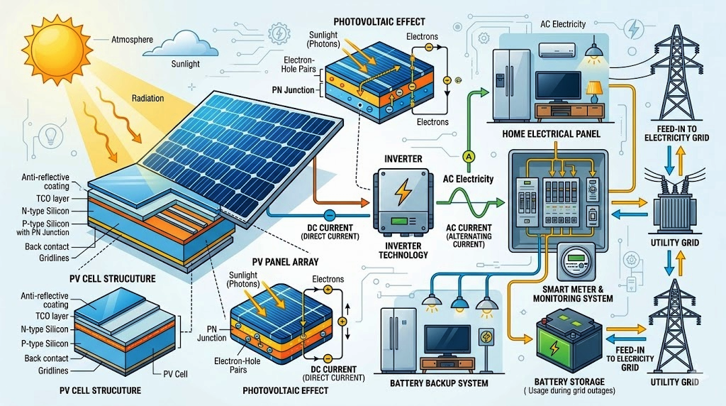 The Science & Technology Behind The Solar Energy